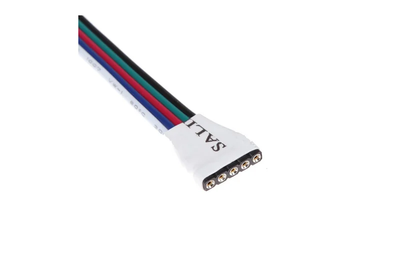 Conector RGBW 5 pines con cable para tiras LED